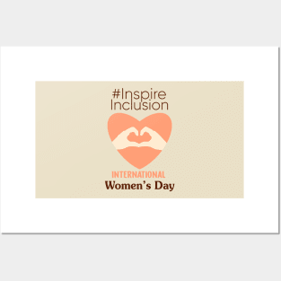 International Women's Day 2024 Inspire Inclusion Posters and Art